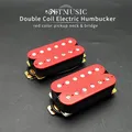 Humbucker – micro guitare électrique à Double bobine pont ou manche pour choisir la couleur rouge