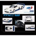 Modèle de collection de voitures miniatures prévente BBR 1:64 MC12 Stradale blanc MC20 Giallo