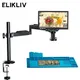 Elikliv-Microscope numérique EDMAthFlex 10.1 pouces pour réparation électronique avec bras