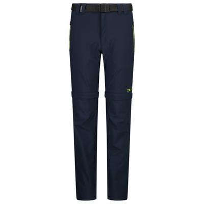 CMP - Boy's Zip Off Pant with Belt - Zip-Off-Hose Gr 128 blau