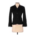 Theory Jacket: Short Black Print Jackets & Outerwear - Women's Size 4