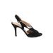 MICHAEL Michael Kors Sandals: Black Print Shoes - Women's Size 9 1/2 - Peep Toe