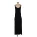 Splendid Casual Dress Scoop Neck Sleeveless: Black Print Dresses - Women's Size X-Small