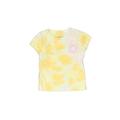 Crewcuts Short Sleeve T-Shirt: Yellow Tie-dye Tops - Kids Girl's Size X-Small