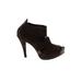 Pedro Garcia Heels: Brown Solid Shoes - Women's Size 37.5 - Open Toe