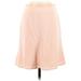 Ann Taylor LOFT Casual Skirt: Tan Solid Bottoms - Women's Size 2 Petite