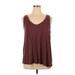 Old Navy Sleeveless T-Shirt: Burgundy Tops - Women's Size X-Large