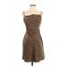 Urban Outfitters Casual Dress: Brown Leopard Print Dresses - Women's Size X-Small