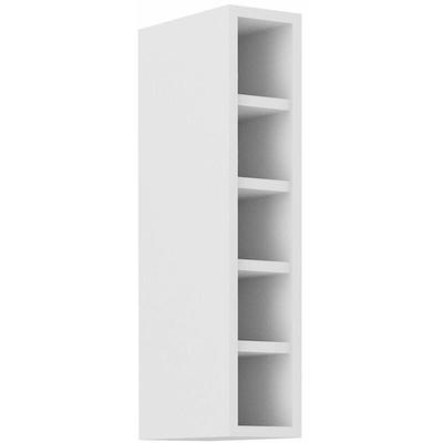 Hängeschrank Regal 15 cm Weiß matt Küchenzeile Küchenblock Küche Stilo Landhaus Image