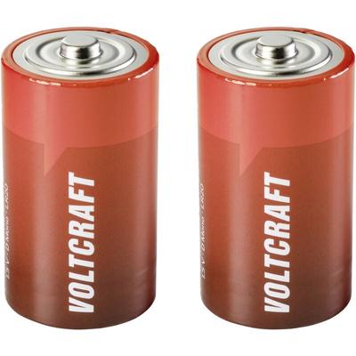 Voltcraft - LR20 Mono (D)-Batterie Alkali-Mangan 18000 mAh 1.5 v 2 St.