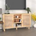 Maisonchic - Sideboard,Beistellschrank,Kommode fuer Flur, Kueche, Esszimmer und Wohnzimmer Braun