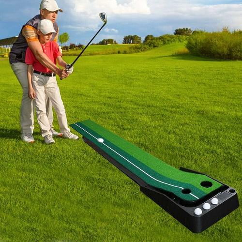 Hengda - Golf Car Return Putting Mat. Indoor Outdoor Putting Trainer Mat for Home Office