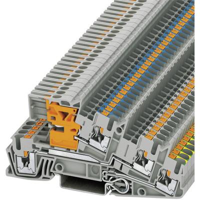 Phoenix Contact - 3213946 Installationsschutzleiterklemme 5.2 mm Schnellanschluss Grau 1 St. Image