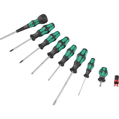 Wera - Schraubendreher-Set Kraftform Ball-Grip Set 2, 05134029001, 9-teilig