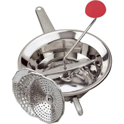 Passatutto Passaverdura In Acciaio Inox Emanuel Con Filtri Intercambiabili Diametro 20 Cm Image