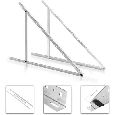 Swanew - Solarpanel Flachdach Halterung PV-Modul Aufständerung Balkonkraftwerk bis 104 cm