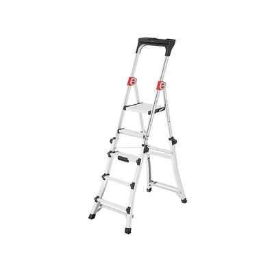 Teleskopische Stehleiter 3 bis 5 Stufen - Maximale Arbeitshöhe 3.10m - 8795-001 Image