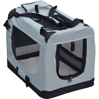 Faltbare Transportbox für Hunde, Katzen xl (82x56x58cm), robust, leicht, sicher, Hundebox mit Image