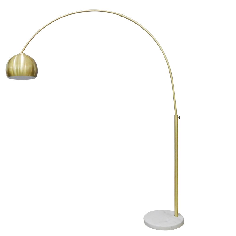 SalesFever »Big Deal« Bogenlampe messing mit Dimmer