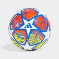Fußball ADIDAS PERFORMANCE "UCL LGE J290" Bälle Gr. 4, 0,6 g, bunt (white, glory blue, flash orange) Kinder Spielbälle Wurfspiele
