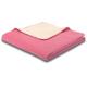 Wohndecke BIEDERLACK "Doubleface" Wohndecken Gr. B/L: 150 cm x 200 cm, pink (pink, ecru) Baumwolldecken