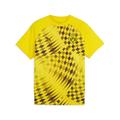 Trainingsshirt PUMA "Borussia Dortmund Aufwärmtrikot Jugendliche" Gr. 152, gelb (cyber yellow black) Kinder Shirts T-Shirts