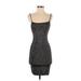 Urban Outfitters Cocktail Dress - Mini: Black Marled Dresses - Women's Size Small
