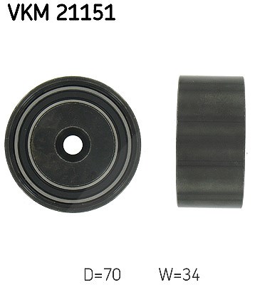 Skf Umlenk-/Führungsrolle, Zahnriemen [Hersteller-Nr. VKM21151] für Audi, Skoda, VW Image