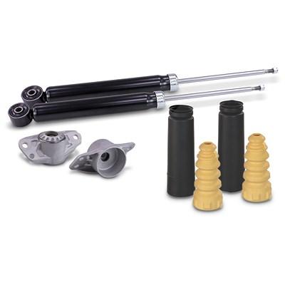 Atec 2x Stoßdämpfer +Domlager +Staubschutzsatz hinten für Seat, Skoda, VW Image