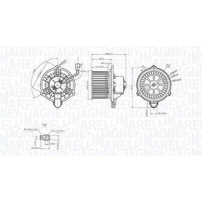 Magneti Marelli Innenraumgebläse [Hersteller-Nr. 069412752010] für Hyundai, Kia Image