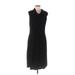 Jones New York Collection Casual Dress - Sheath: Black Solid Dresses - Women's Size Medium