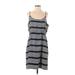 J.Crew Factory Store Casual Dress Scoop Neck Sleeveless: Blue Print Dresses - Women's Size 12