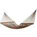 Original Pawleys Island Single Antique Brown Duracord Rope Hammock with Extension Chains and Tree Hooks 12 ft. L X 50 in. W