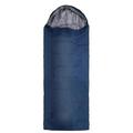 Fresh Fab Finds Camping Adults Teens Moisture-Proof Hiking Sleeping Bag with Carry Bag 32-50 deg for Spring Autumn Winter Seasons Navy Blue - Unisex