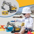 Wamans Remote Control Construction Vehicles 1:20 Scale 11Channel R/C 258-17 Alloy Excavator Remote Control Alloy Excavator Clearance Items
