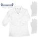 Scientist Clothing Surgeon Suit Kids Clothes Dreses Coat Child White Polyester
