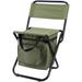 Versatile Outdoor Folding Chair - Portable Ice Cooler Bags Hiking Camping Fishing Seat Stool Barbeque Backrest Stool