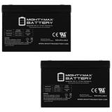 12V 100Ah SLA Replacement Battery Compatible with Trolling Motor - 2 Pack