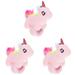 Pink Set of 3 Animal Watches for Kids Baby Stuffed Animals Bracelet Wristband Child Toddler