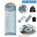 Topchances 0 Degree Camping Sleeping Bags XL Cold Weather Winter Sleeping Bag with Removable & Washable Liner for Adults Big and Tall with Compression Sack 4.19 lbs