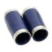 Fearlessin 2 Pieces Wear-resistant Bakelite Clarinet Straight Style 65MM Plastic B Flat Clarinet Treble Pitch Pipe Good Sealing Dark Blue