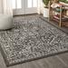 JONATHAN Y JONATHAN Y Estrella Bohemian Medallion Textured Weave Indoor/Outdoor Area Rug 3 X 5 - Black/Gray