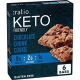 KETO Friendly Soft Baked Bars Chocolate Chunk Cookie 6 Ct
