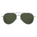 AO General Sunglasses Silver Calobar Green SkyMaster Glass Lenses Polarized