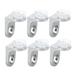 10 PCS Racking Shelving Glass Wall Mount Shelves Brackets Shelf Support with Suction Cup