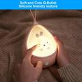 Rabbit Induction Lamp LED Automatic Human Body Induction Night Light Household Bedroom Bedside Induction Night Light - Usb Rechargeable LED Wall Light Home Bedroom Bedside Sensor Night Light Rabbit