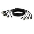 2 DVI to HDMI USB Audio Cable - 6 ft.