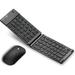 Foldable Keyboard and Mouse Combo Keyboard and Mouse Set Portable Travel Keyboard for Tablet