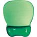 CGL003G Crystal Gel Mouse Pad Wrist Rest Green Ergonomic Design Redistribute Pressure Points Transparent Soft Gel Wrist Rest Stain And Water-Resistant