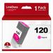 LinkDocs Compatible PFI120 PFI-120 Magenta Ink Cartridges (130ml) Replacement for Canon PFI120 PFI-120 PFI-120M Work for Canon ImagePROGRAF IPF TM-200 TM-205 TM-300 TM-305 and GP-200 GP-300 Printer